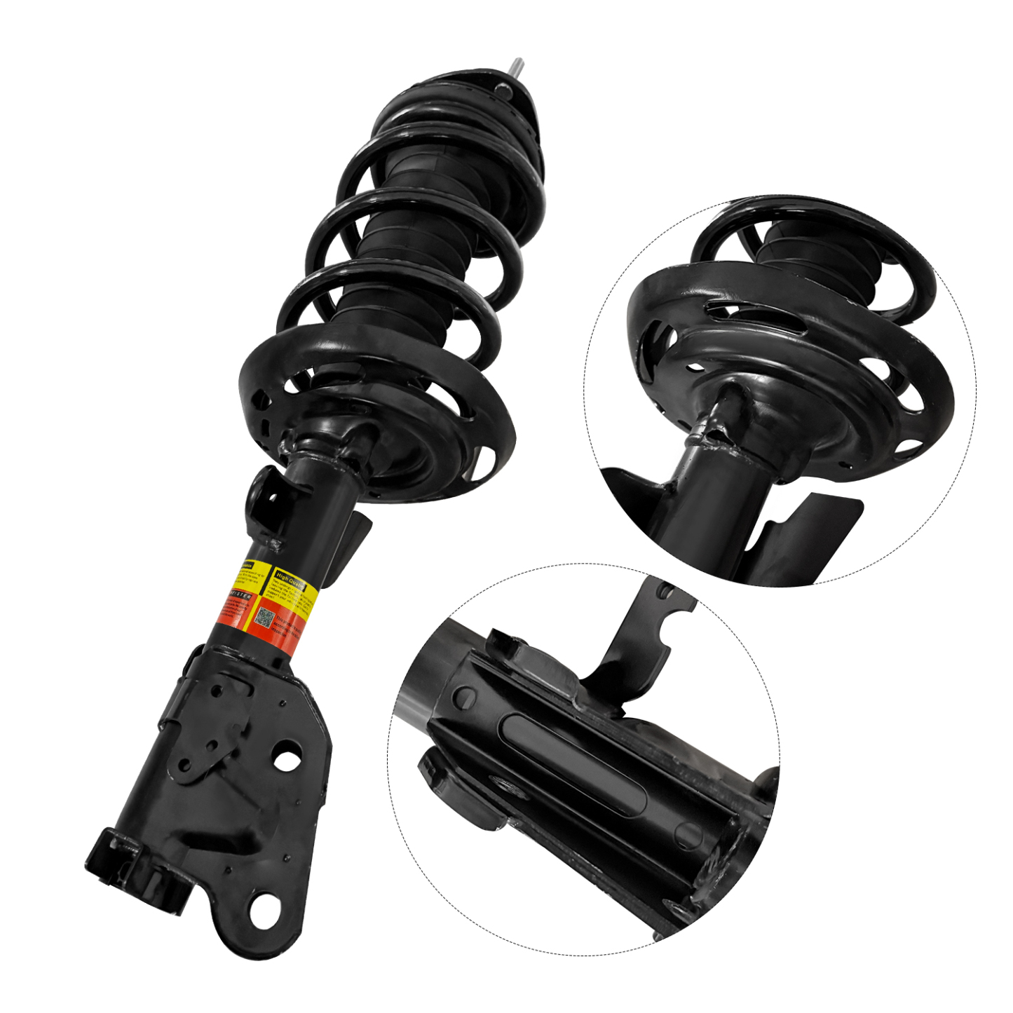 2PCS Front Electronic Shock Struts Assy For Acura MDX ZDX 2010-2013