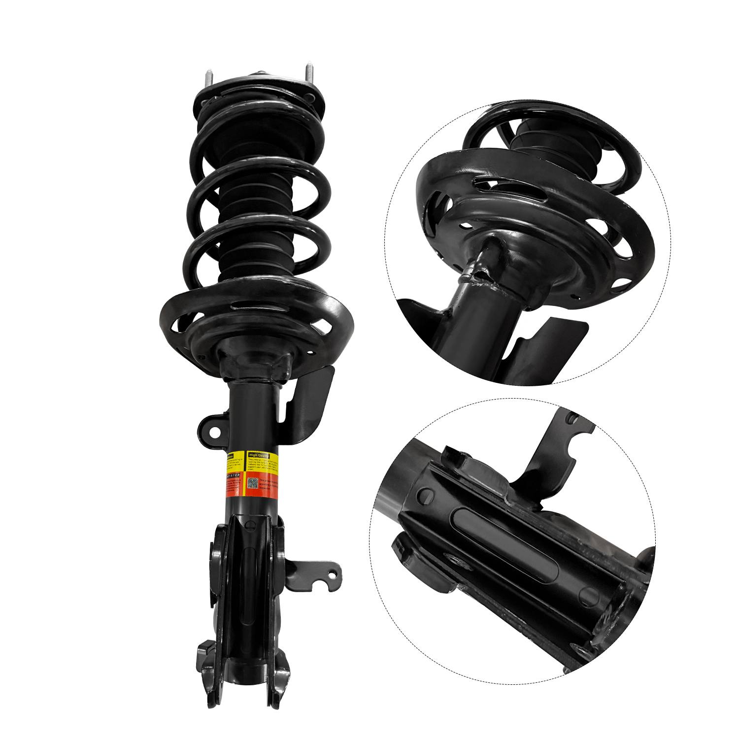 2PCS Front Electronic Shock Struts Assy For Acura MDX ZDX 2010-2013