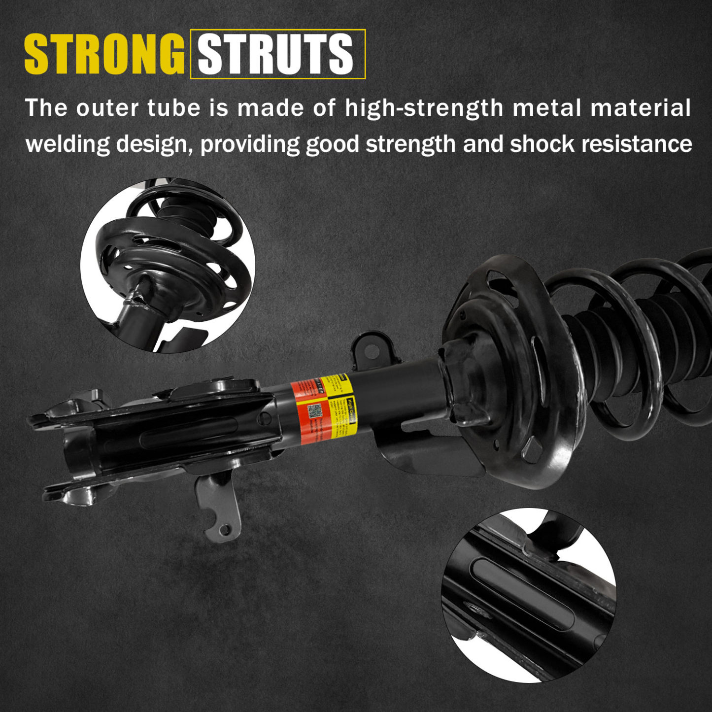 2PCS Front Shock Struts Assy For Acura MDX ZDX 2010-2013 3.7L V6, With Advanced Magnetic Ride Control (MRC)