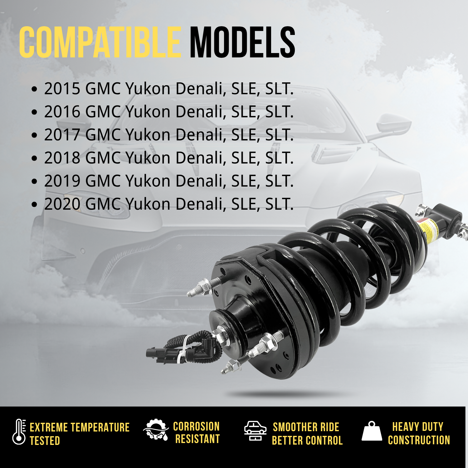 Front Magnetic Ride Control Shock Assembly 84176631 | Fits 2015–2020 GMC Yukon Denali