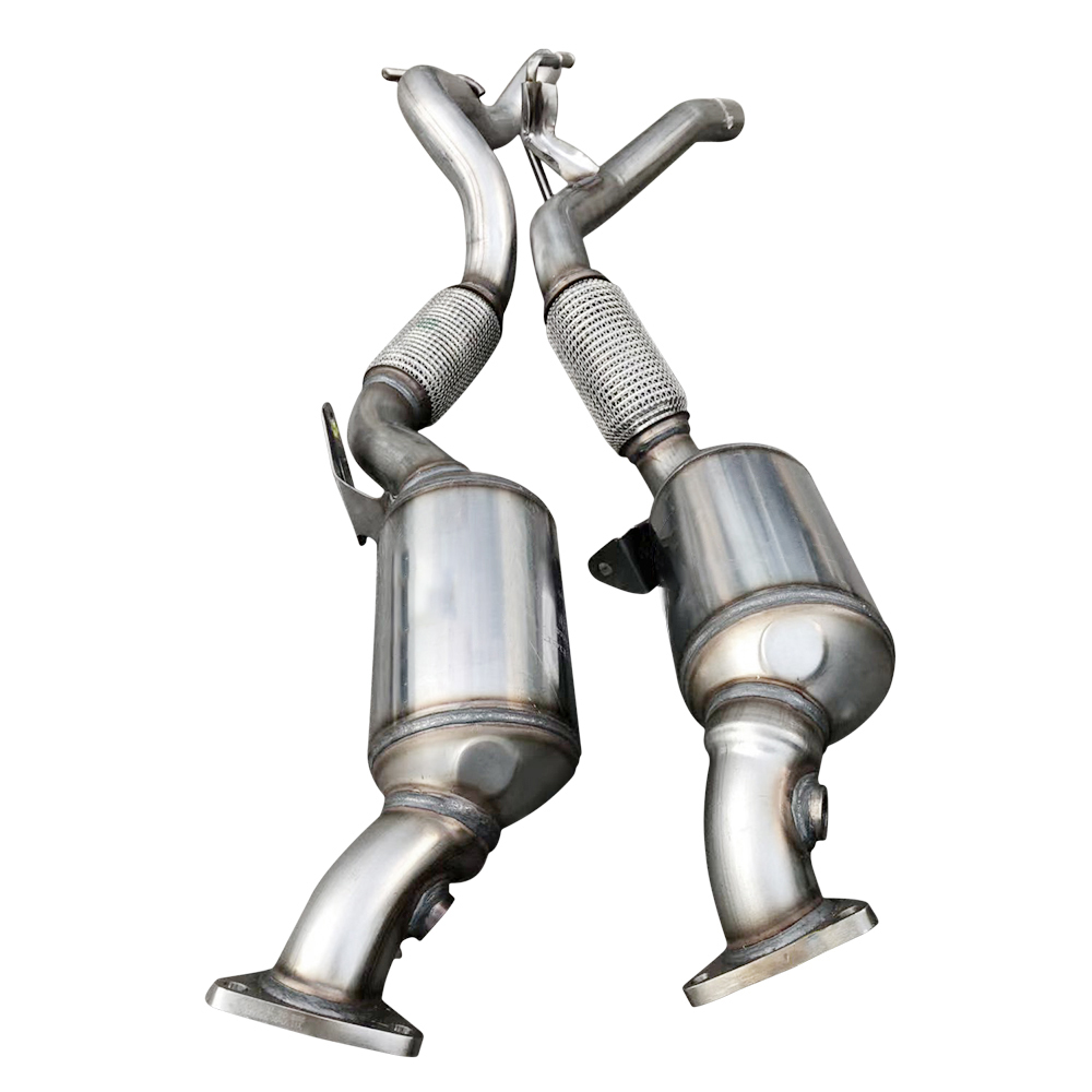 1 Pair Front Catalytic Converter fit for 2011-2018 Porsche Cayenne Base 3.6L Repalcement #958113021GX 