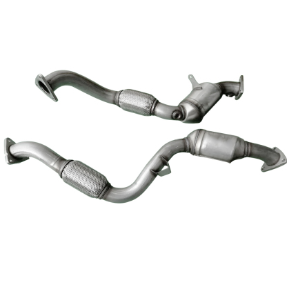 Fit Porsche Cayenne 3.6L V6 2008-2010 Front Catalytic Converter Exhaust Pipe Replacement #955113033AX