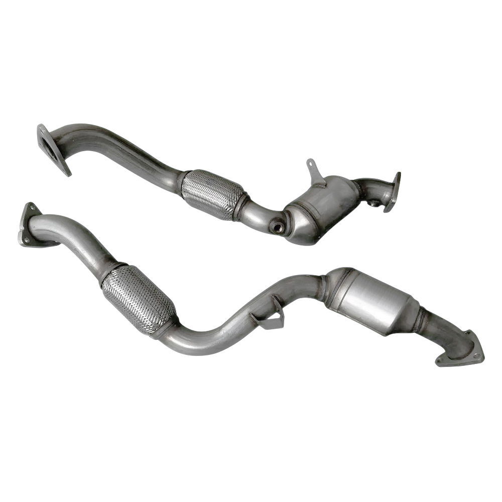 Fit Porsche Cayenne 3.6L V6 2008-2010 Front Catalytic Converter Exhaust Pipe Replacement #955113033AX