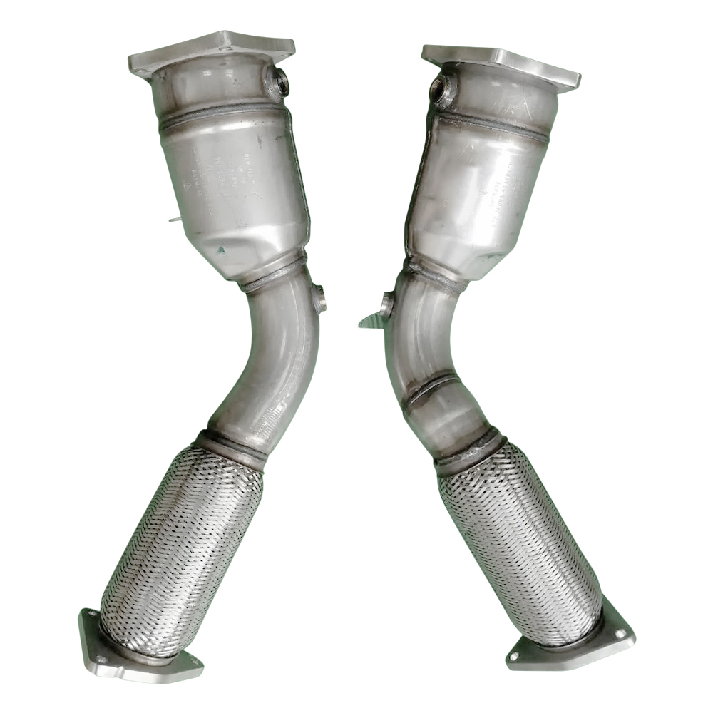 Porsche Cayenne 2003-2006 Front Catalytic Converter Exhaust Pipe Replacement #955113021BX 