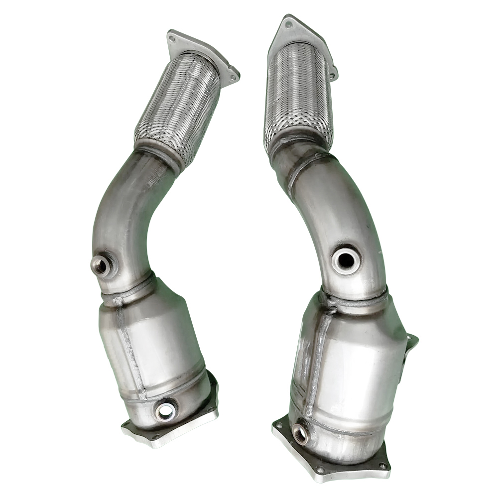 Porsche Cayenne 2003-2006 Front Catalytic Converter Exhaust Pipe Replacement #955113021BX 