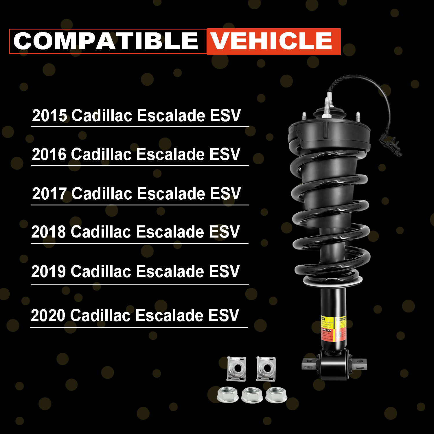 2015-2020 Cadillac Escalade ESV Front Magnetic Struts Assembly 84176631