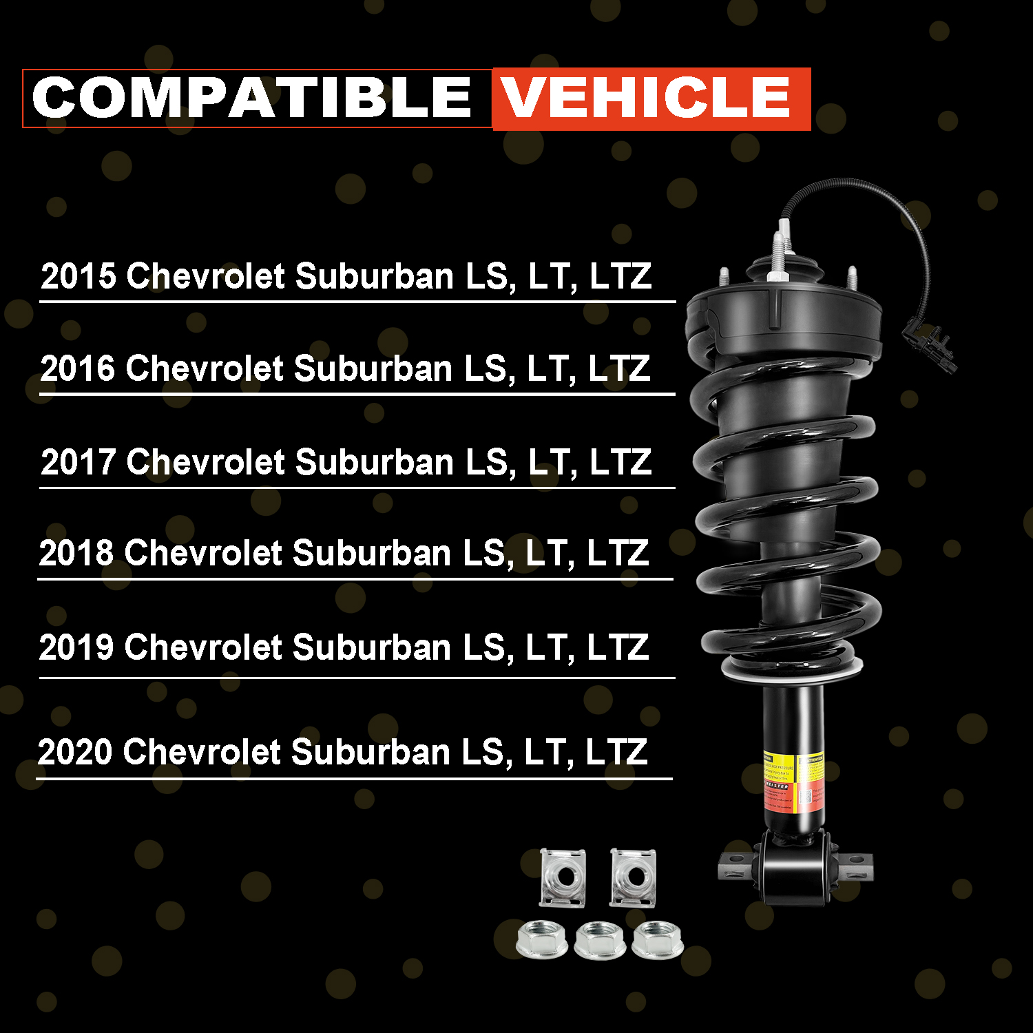 2015-2020 Chevrolet Suburban Front Magnetic Shock Absorber Assy 84176631
