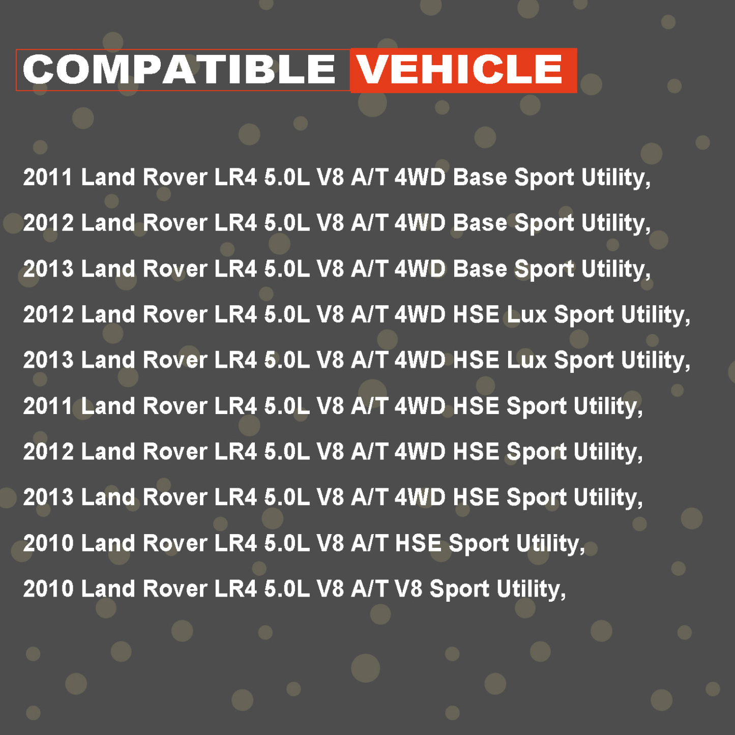 Front Catalytic Converter Exhaust Pipe fit for 2010-2013 Land Rover LR4 Range Rover Sport 5.0L