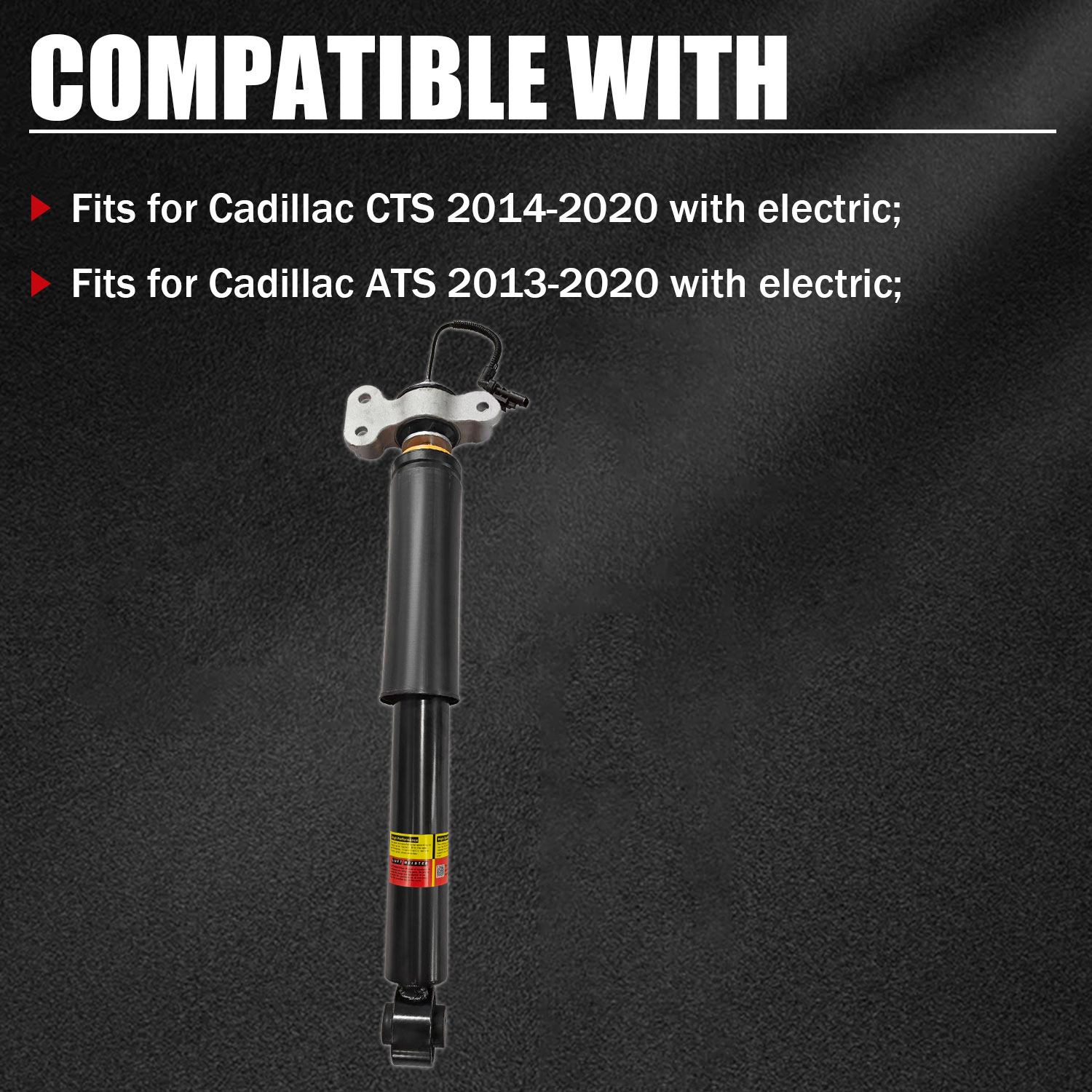 1pcs Rear Passenger Side Shock Absorber With Electric fit for 2013-2019 Cadillac ATS CTS