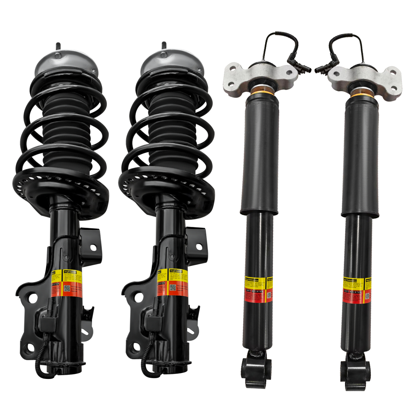 2 Pair Front and Rear Suspension Shock Absorber Assembly Kit Fit for 2014-2019 Cadillac CTS AWD/4WD