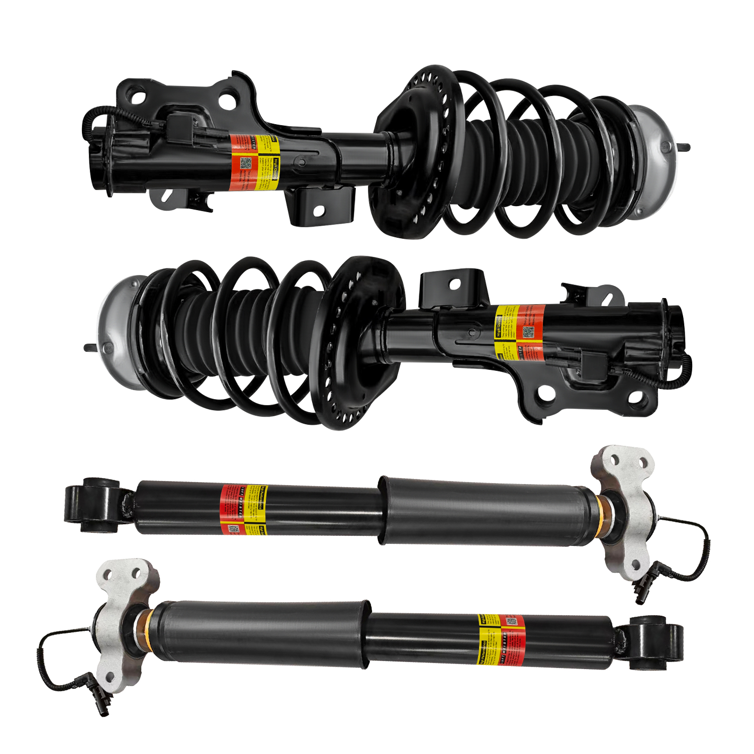 2 Pair Front and Rear Suspension Shock Absorber Assembly Kit Fit for 2014-2019 Cadillac CTS AWD/4WD