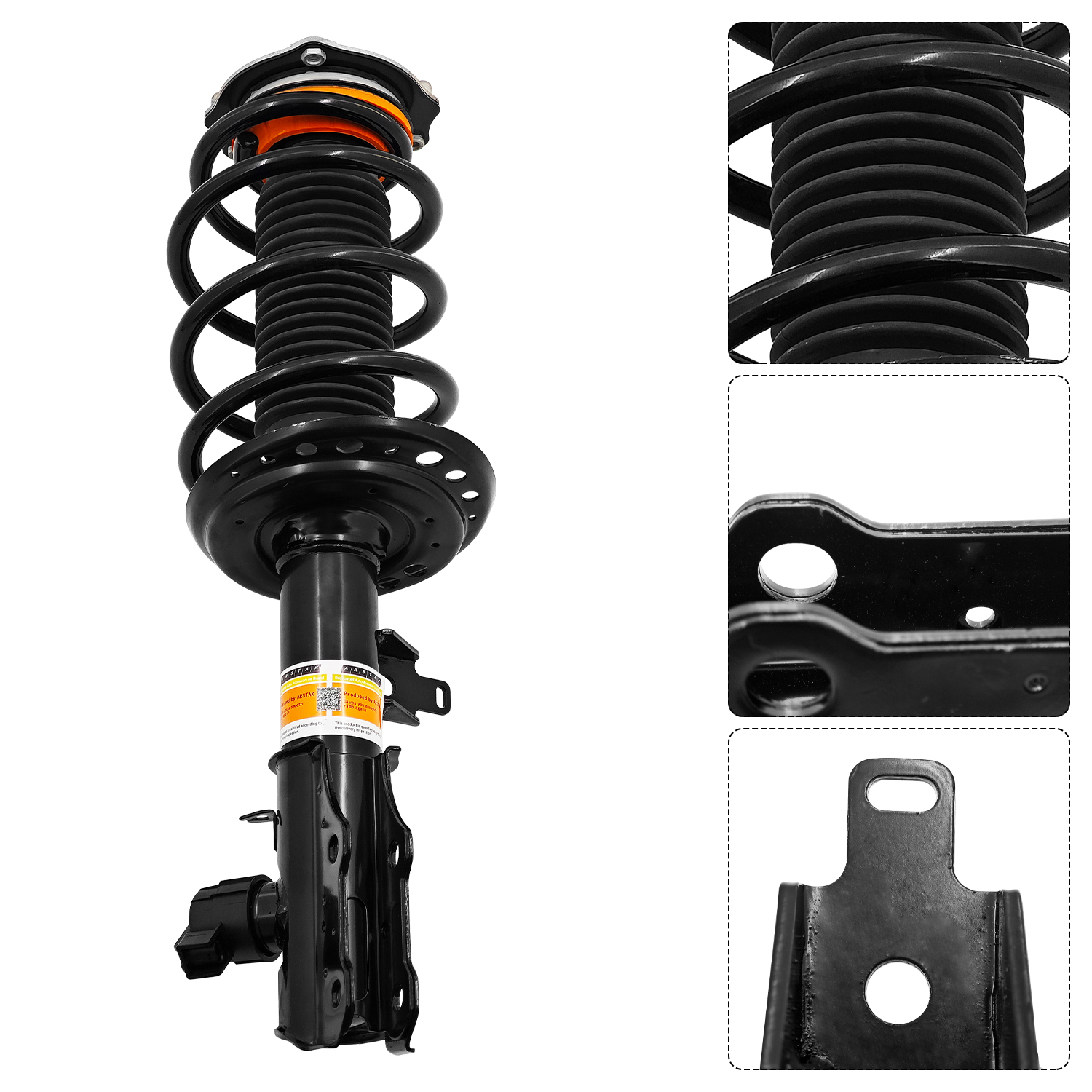 2PCS Front Magnetic Shock Struts Assy fit for 2017-2019 Cadillac XT5 AWD with chassis control. With variable damping