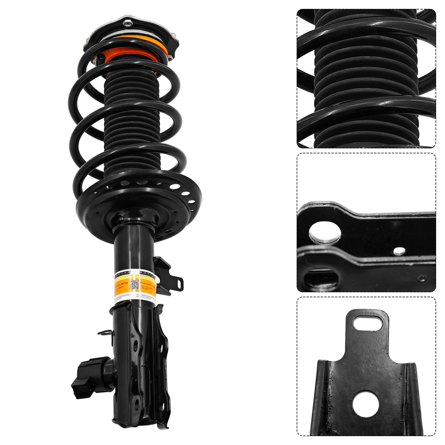 2PCS Front Magnetic Shock Struts Assy fit for 2017-2019 Cadillac XT5 AWD with chassis control. With variable damping