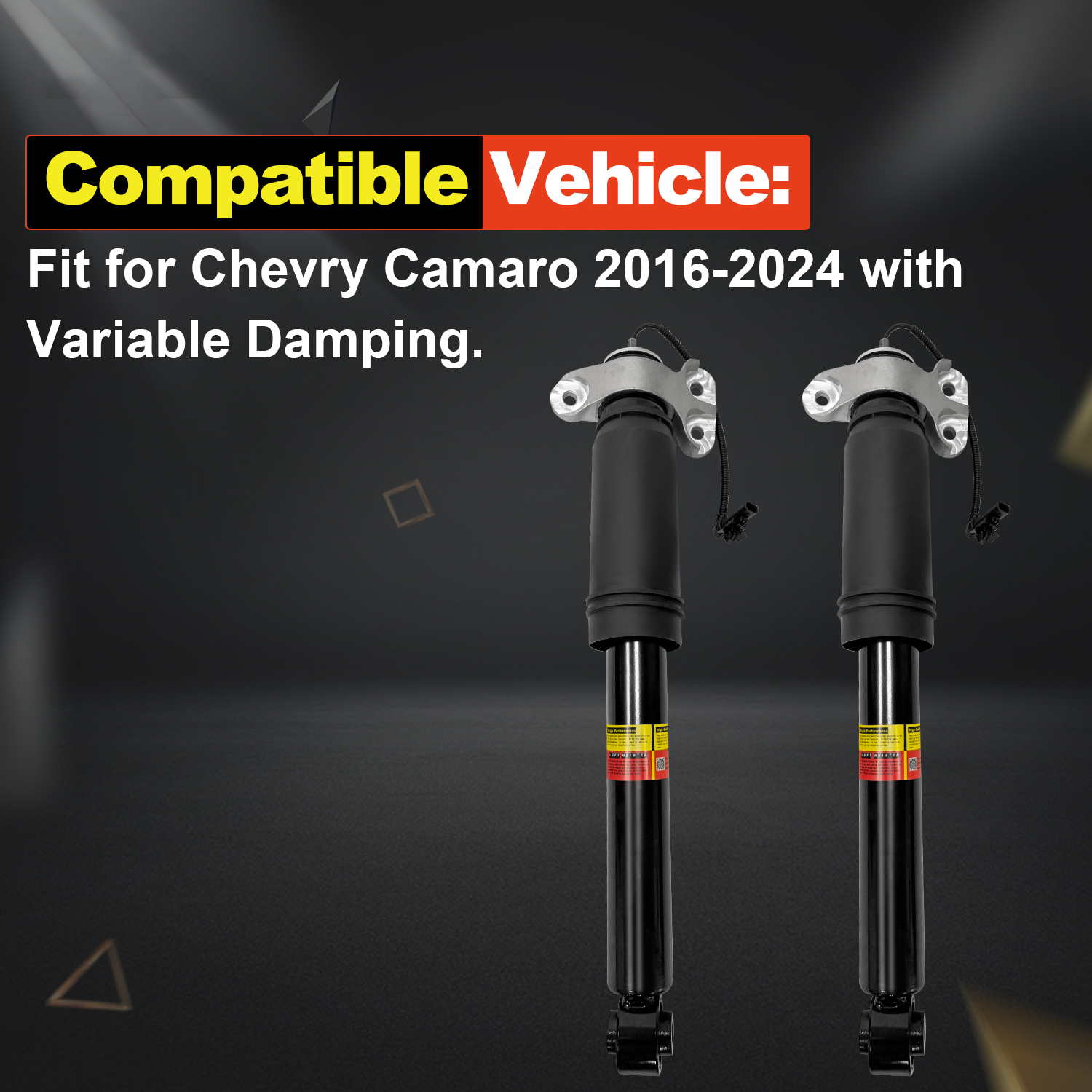 1 Pair Rear Shock Absorber Assembly with Magnetic Ride Control Kit fit for Chevrolet Camaro 2016-2024