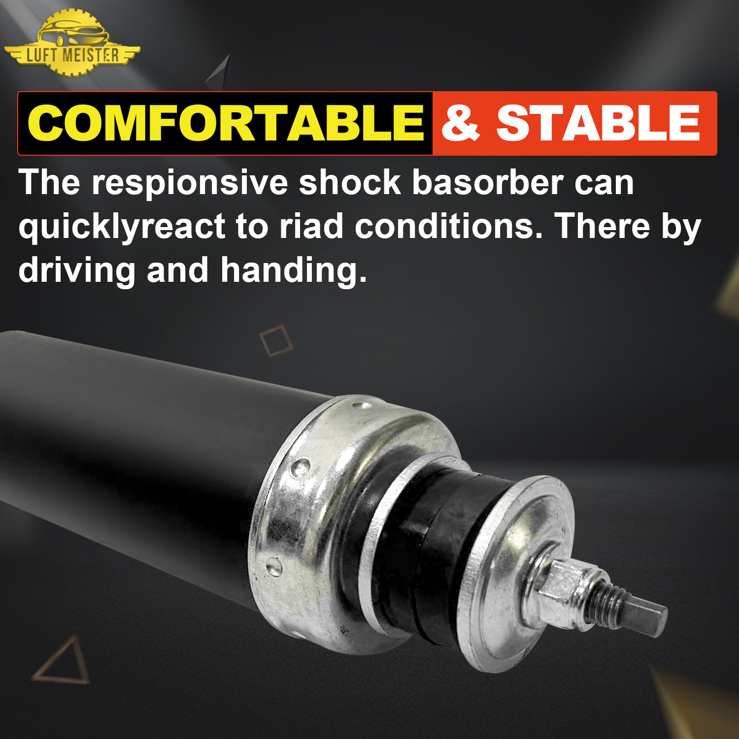 Pair Front Shock Absorbers Struts w/Adaptive fit for Chevrolet Corvette C5 1997-2002