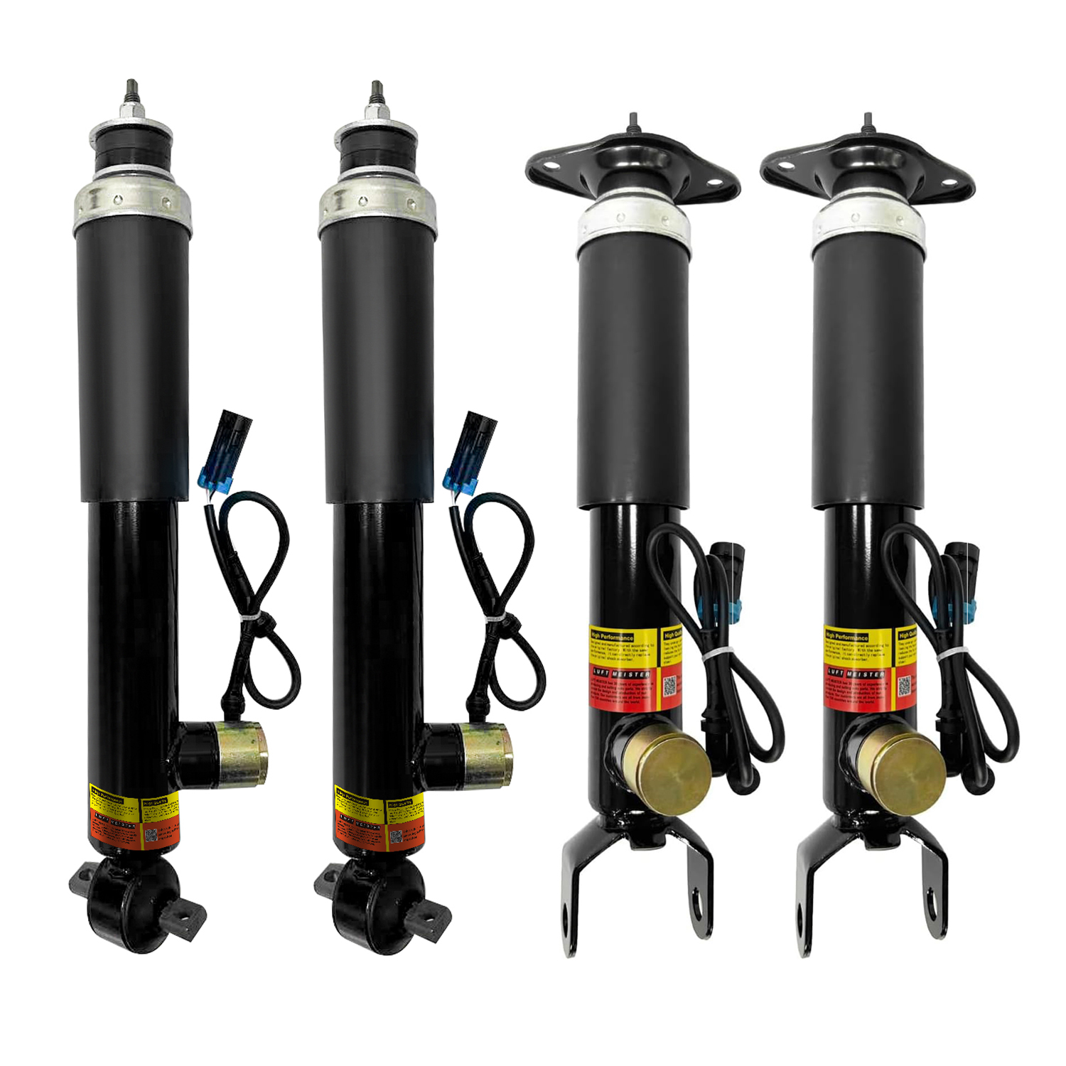 2Pair Front and Rear Shock Absorbers Struts w/Adaptive fit for Chevrolet Corvette C5 1997-2002