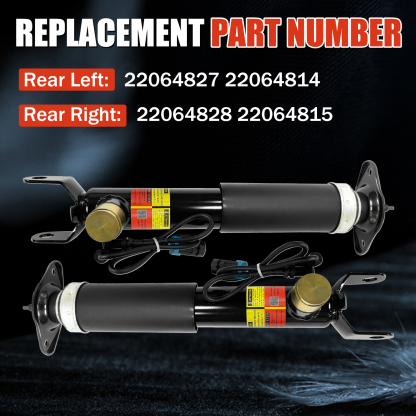 Pair Rear Shock Absorber Struts Assembly w/Adaptive fit for Chevrolet Corvette C5 1997-2002