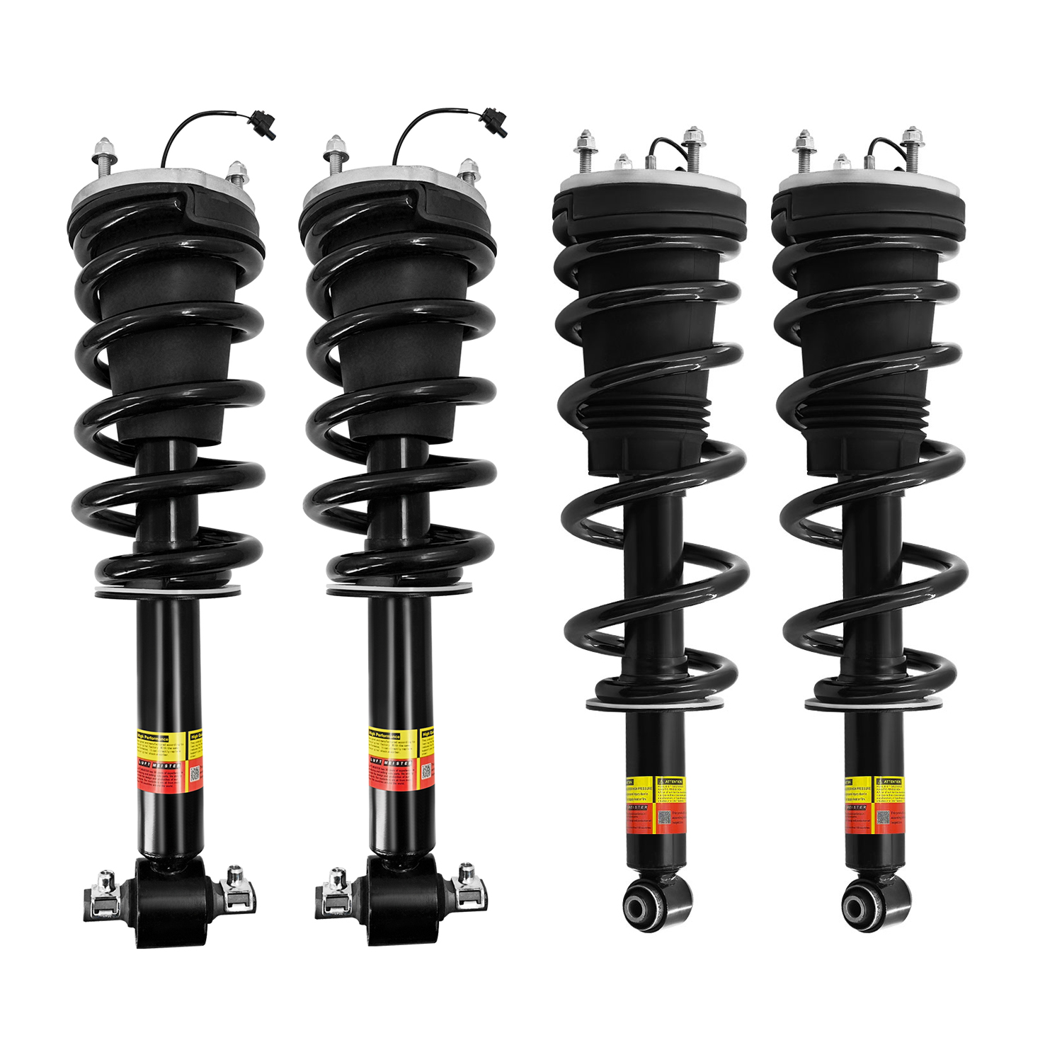 4pcs Magnetic Front Shock Absorber Assembly Kit fit for 2021-2024 Cadillac Escalade (ESV), Chevrolet Silverado/Suburban/Tahoe, GMC Yukon (XL), GMC Sierra (1500)