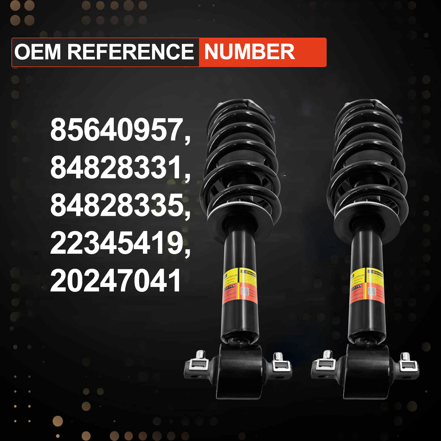 Front Magnetic Ride Shock Strut Assembly for Cadillac Escalade, Chevy Silverado/Suburban/Tahoe, GMC Yukon XL/Sierra 1500 (2021–2024)