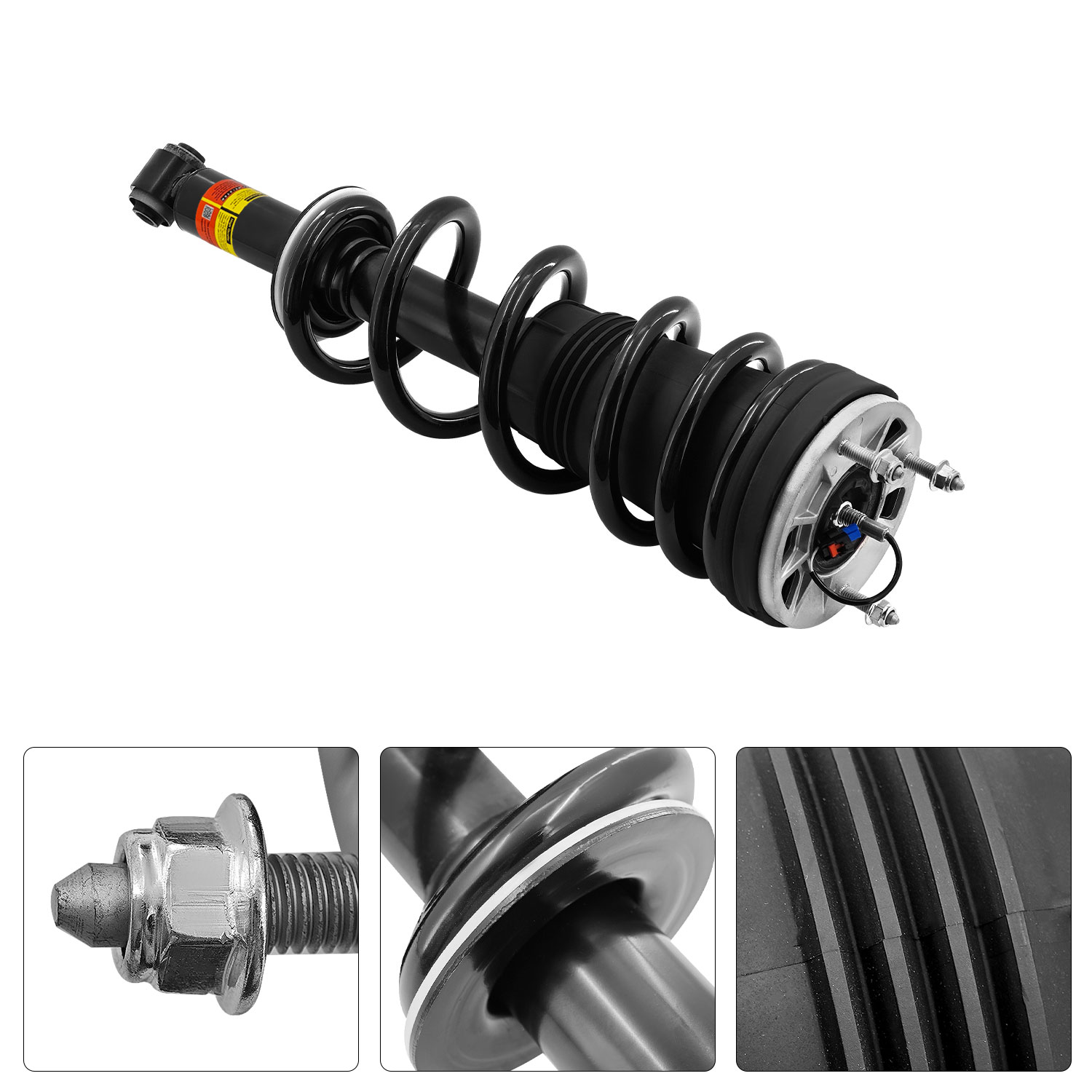 2PCS Rear Shock Absorber Assembly w/Magnetic fit for Cadillac Escalade ESV, Chevy Suburban Tahoe, GMC Yukon XL 2021-2024 84808104 84808106