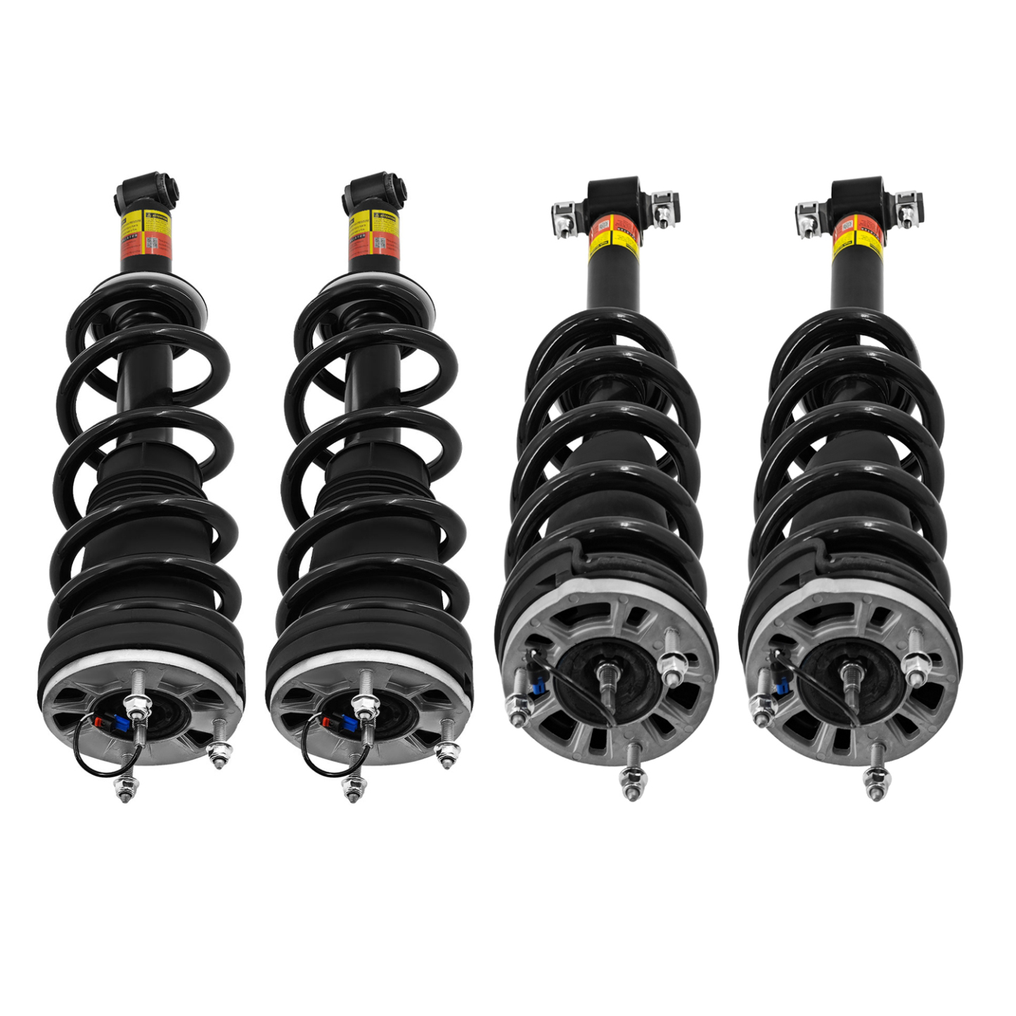 4pcs Magnetic Front Shock Absorber Assembly Kit fit for 2021-2024 Cadillac Escalade (ESV), Chevrolet Silverado/Suburban/Tahoe, GMC Yukon (XL), GMC Sierra (1500)