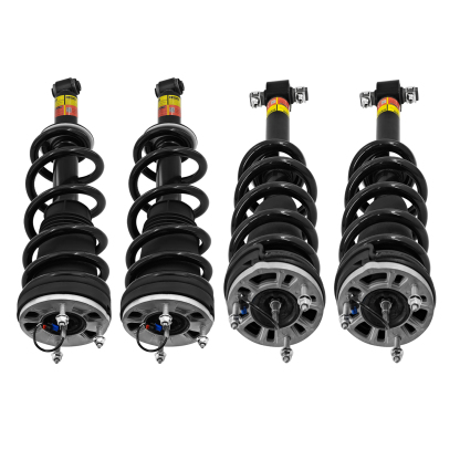 4pcs Magnetic Front Shock Absorber Assembly Kit fit for 2021-2024 Cadillac Escalade (ESV), Chevrolet Silverado/Suburban/Tahoe, GMC Yukon (XL), GMC Sierra (1500)