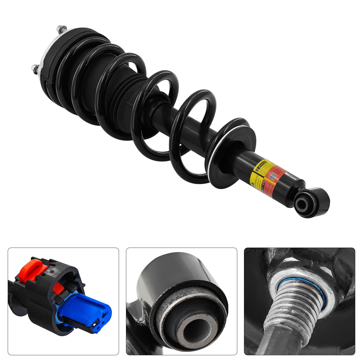 2PCS Rear Shock Absorber Assembly w/Magnetic fit for Cadillac Escalade ESV, Chevy Suburban Tahoe, GMC Yukon XL 2021-2024 84808104 84808106