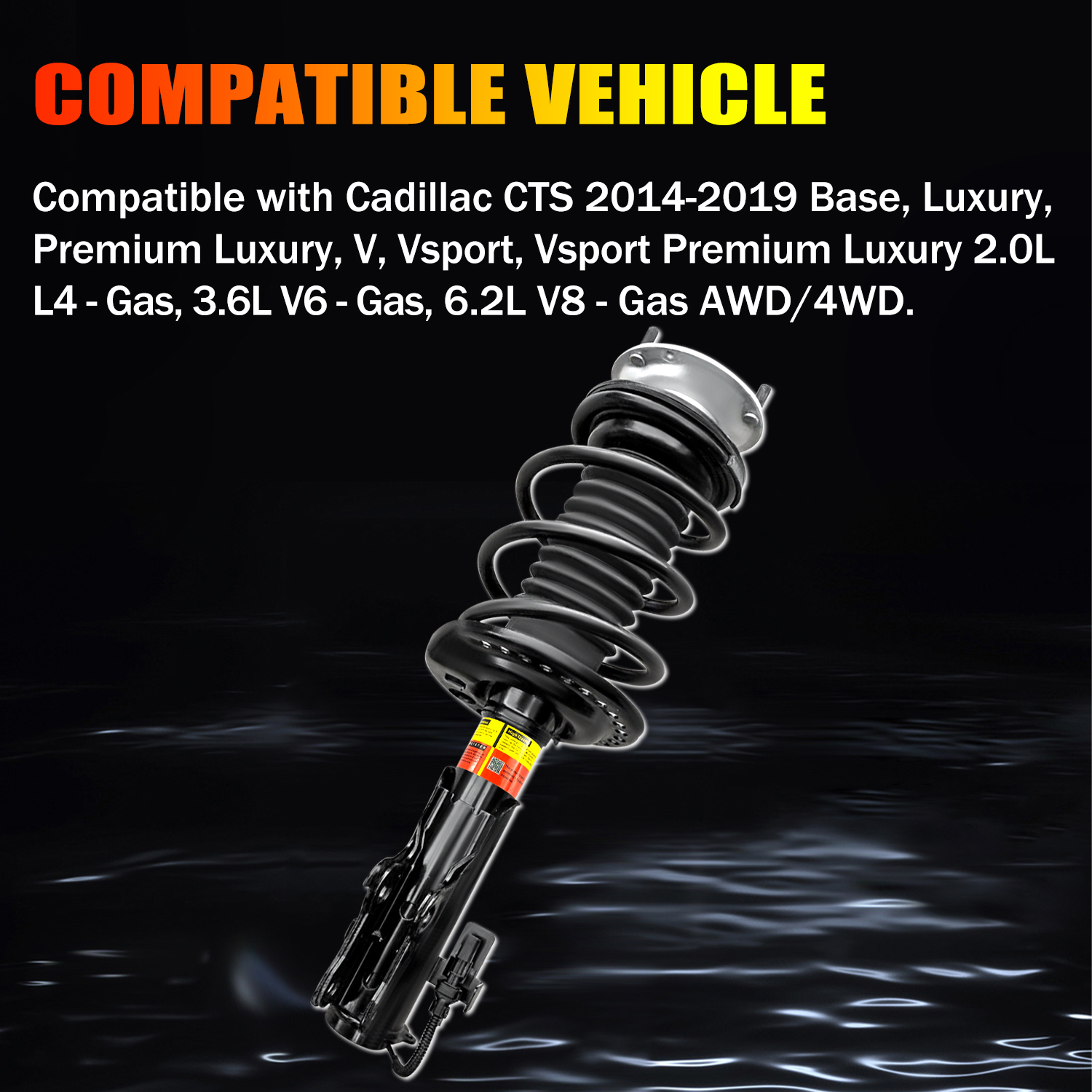 Magnetic Front Shock Absorber Assembly Fits for Cadillac CTS AWD / 4WD 2014–2019 with Magnetic Ride Control