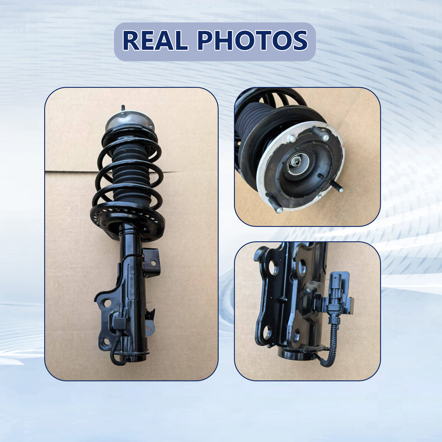 Pair Front Suspension Shock Absorber Assembly Kit Fit for 2014-2019 Cadillac CTS AWD/4WD