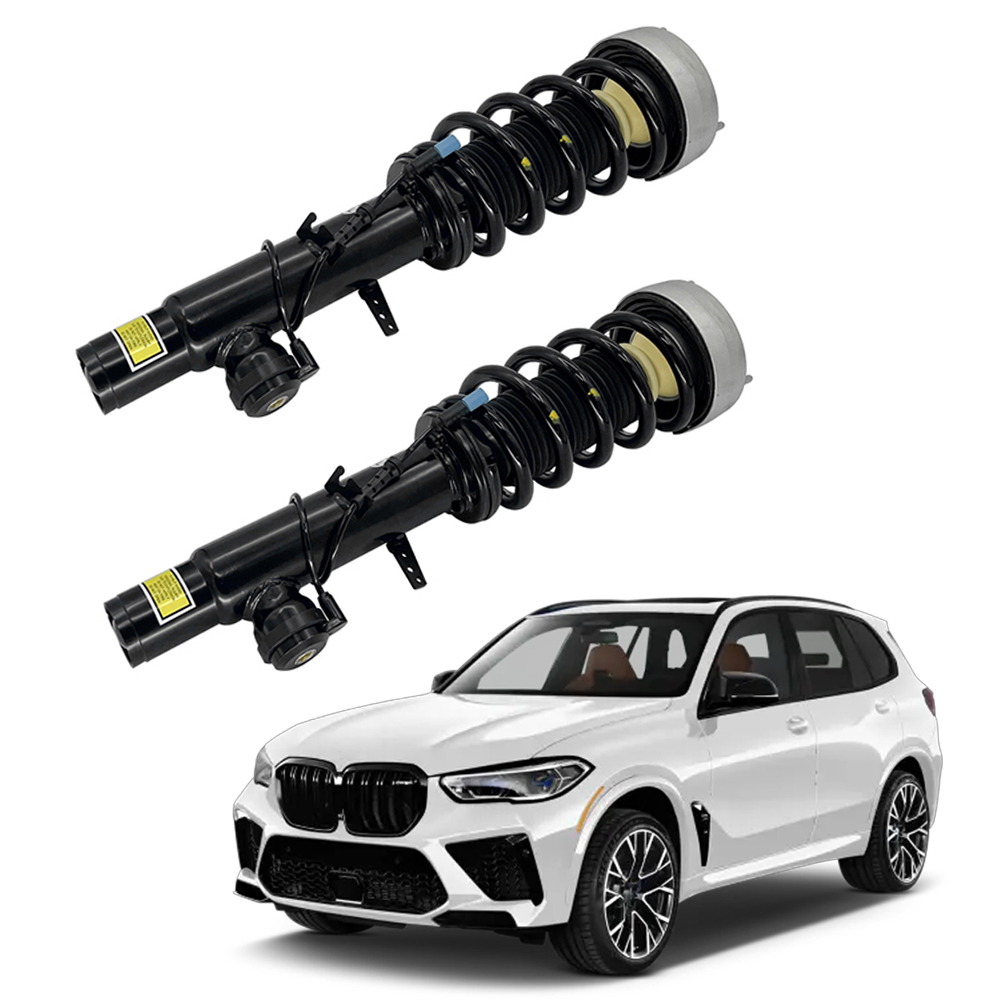 Front Shock Absorber Assembly Fit for 2013-2018 BMW X5 F15 BMW X6 F16 w/electric sensor w/EDC 
