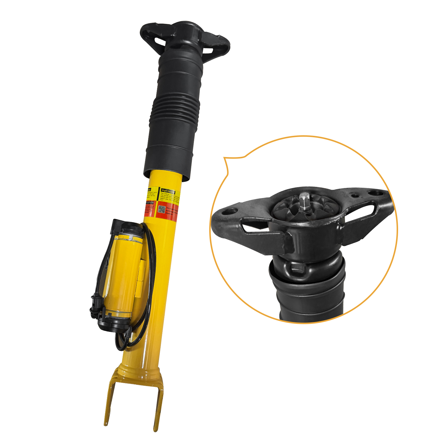 4-Piece Front Shock Strut & Rear Shock Kit for 2012–2015 Jeep Grand Cherokee SRT (6.4 L) with Active Damping System (ADS) – OEM# 68139497AC