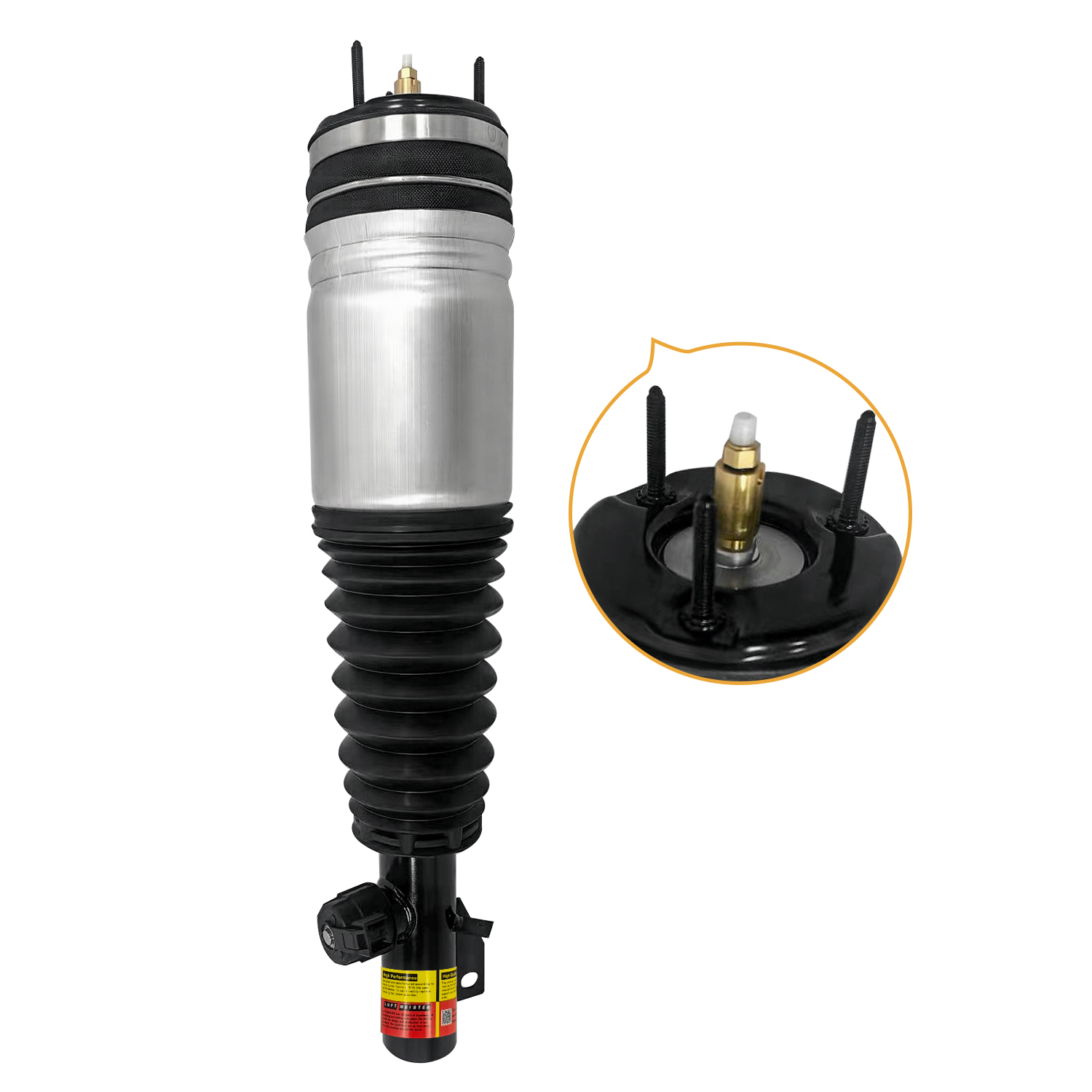 Pair Front Air Suspension Shock Struts Compatible with Jeep Grand Cherokee 2021-2025