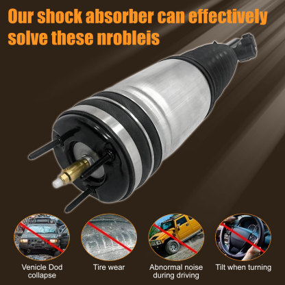 Pair Front Air Suspension Shock Struts Compatible with Jeep Grand Cherokee 2021-2025