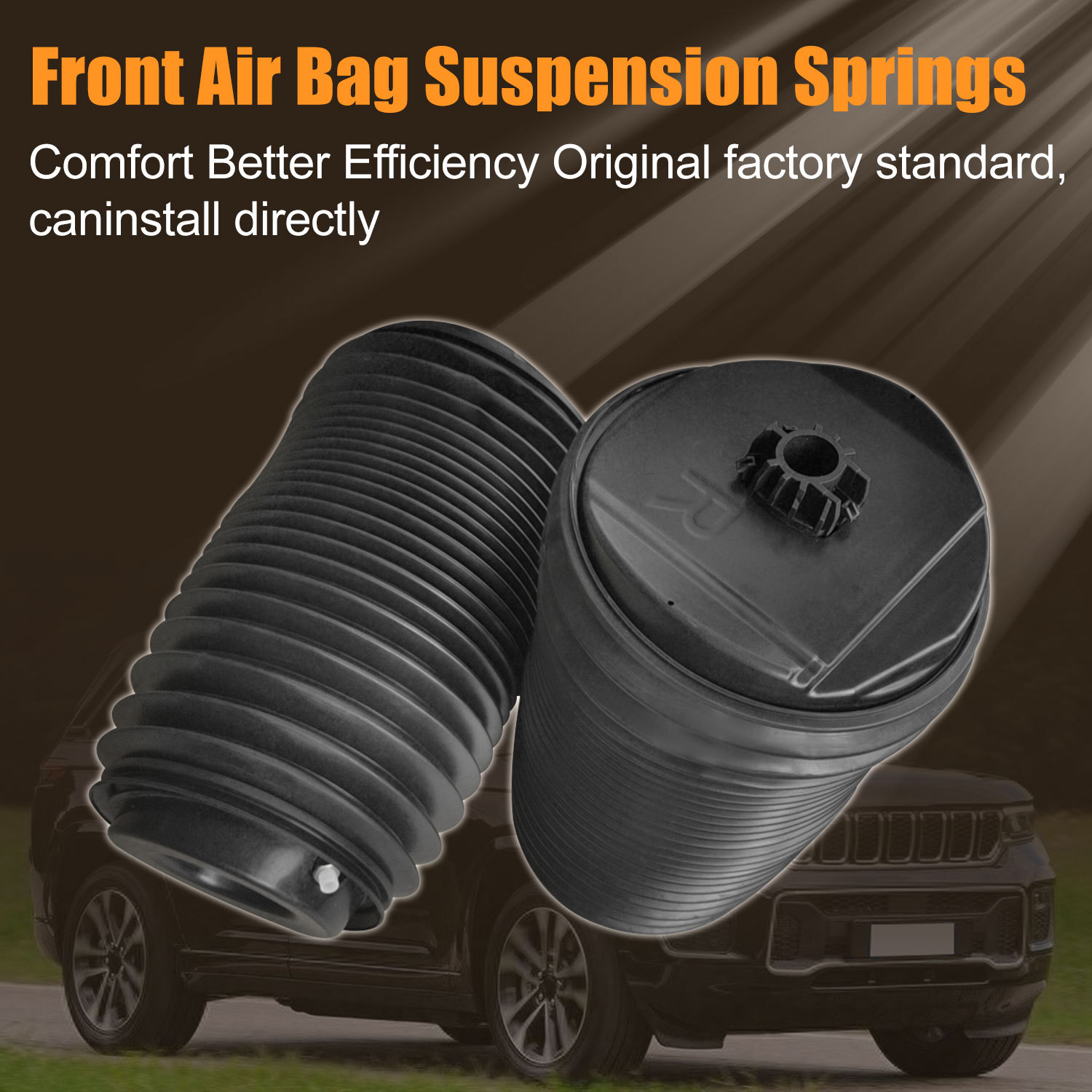 1Pair Rear Air Suspension Spring Bags Fit for Jeep Grand Cherokee 2021-2025