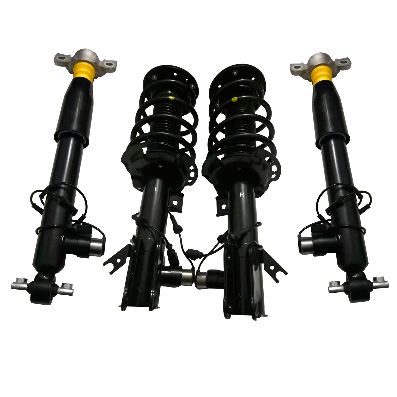 Front Rear Shock Struts Assys Full Set With Electric Fit for 2013-2020 Lincoln MKZ Fusion - 4 Pieces