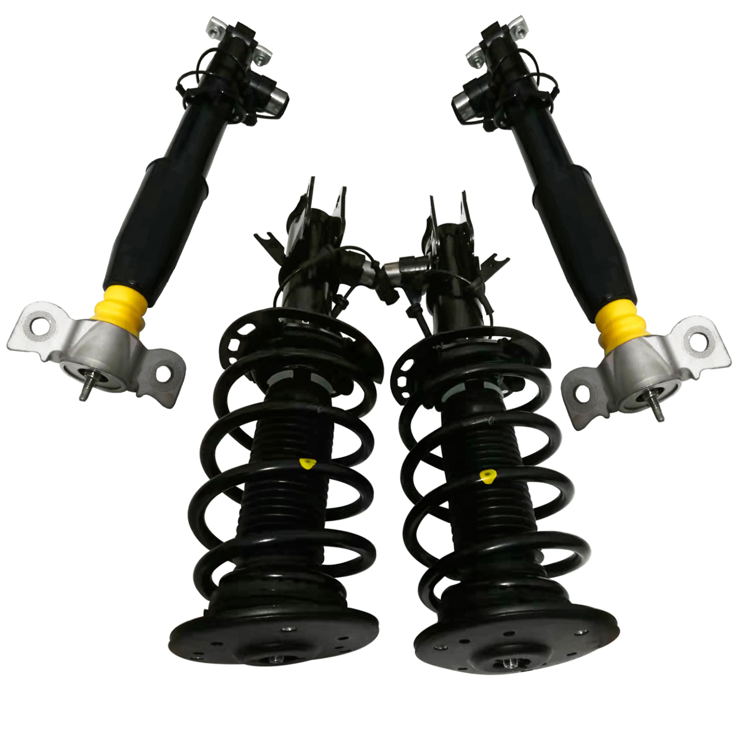 Front Rear Shock Struts Assys Full Set With Electric Fit for 2013-2020 Lincoln MKZ Fusion - 4 Pieces