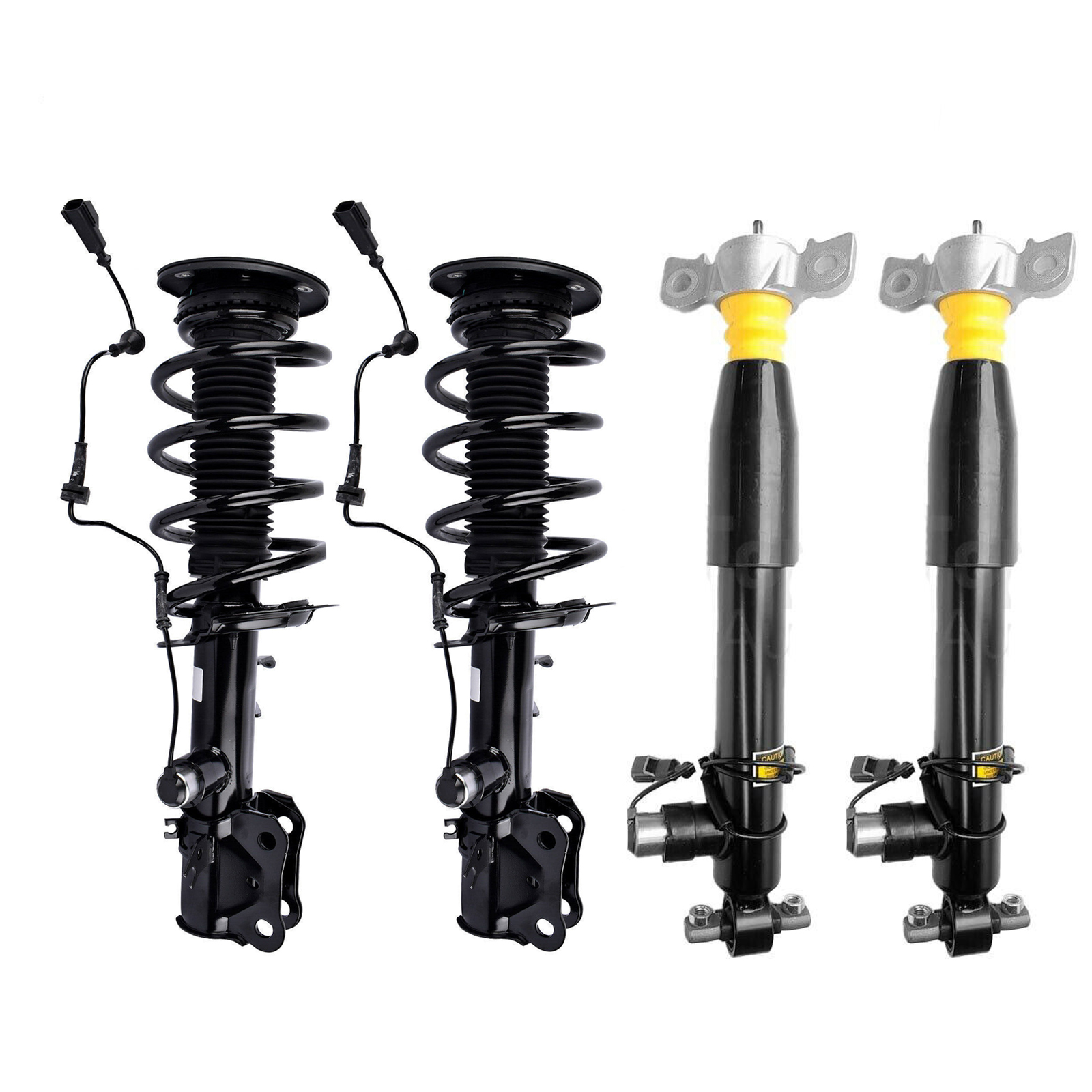 4pcs Lincoln Continental 2017-2020 Front Rear Electric Shock Absorber Assembly