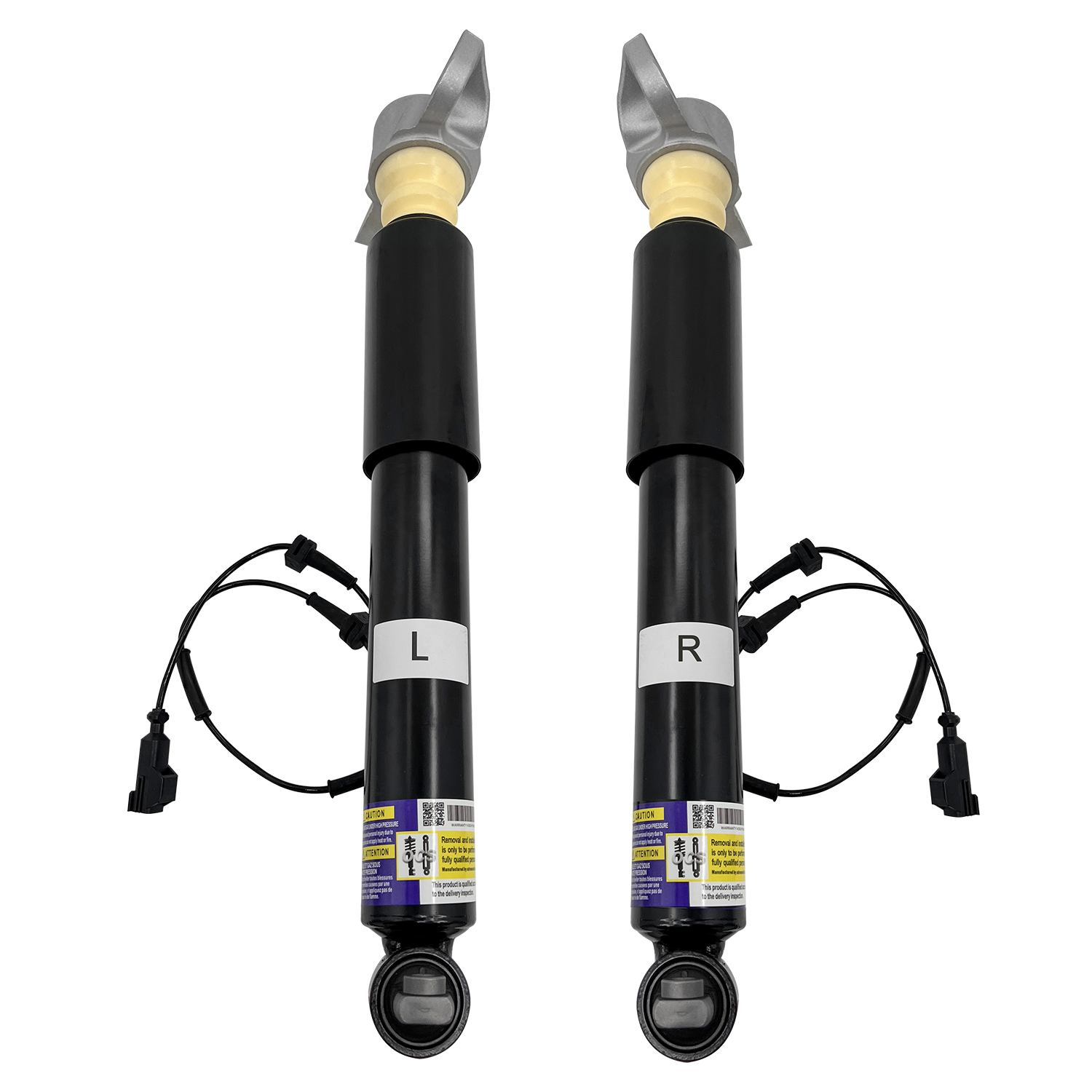 Front Rear Shock Struts Assys Full Set With Electric Fit for 2013-2020 Lincoln MKZ Fusion - 4 Pieces