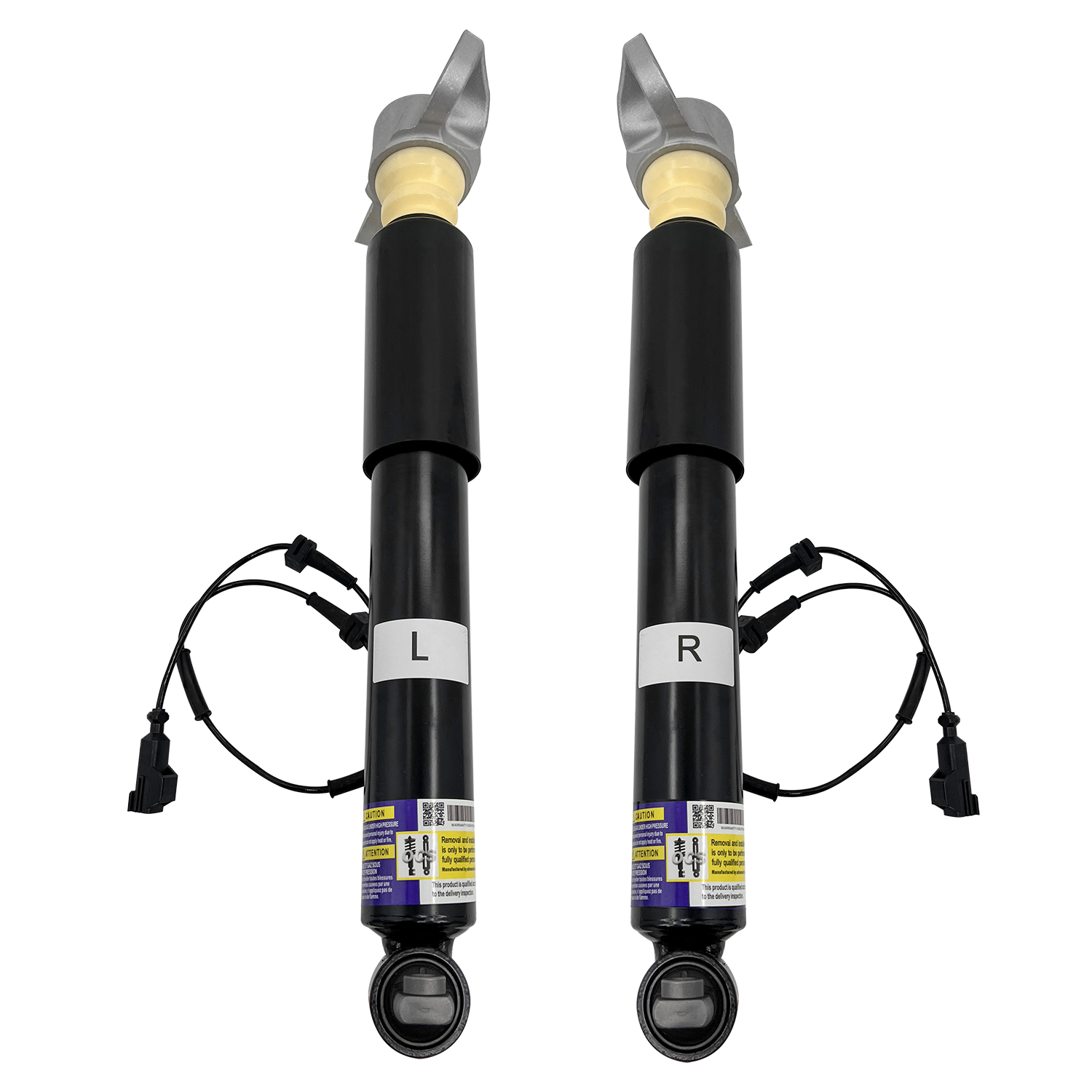 Front Rear Shock Struts Assys Full Set With Electric Fit for 2013-2020 Lincoln MKZ Fusion - 4 Pieces