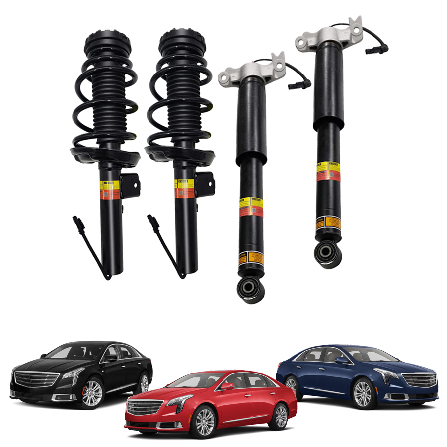 2 Pair 2013-2019 Cadillac XTS Front and Rear Magnetic Shock Absorber Assy Kit #580-1096 #19300063