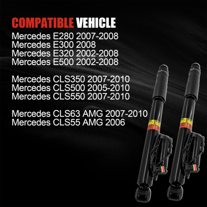 Rear Air Suspension Shock Absorber Compatible with Mercedes-Benz E-Class W211 & CLS-Class C219 (RWD Only) | 2003–2009