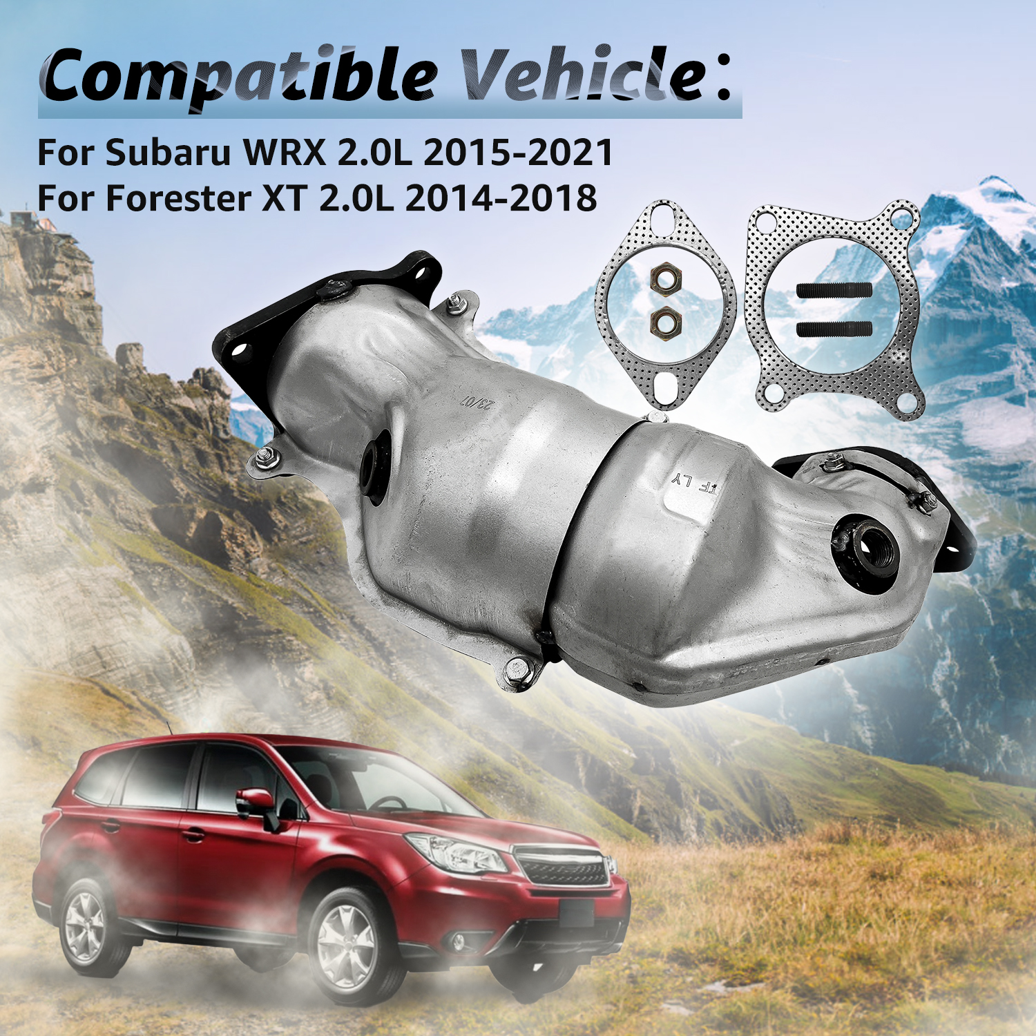 Catalytic Converter fit for Subaru WRX 2015-2021 Forester XT 2.0L 2014-2018