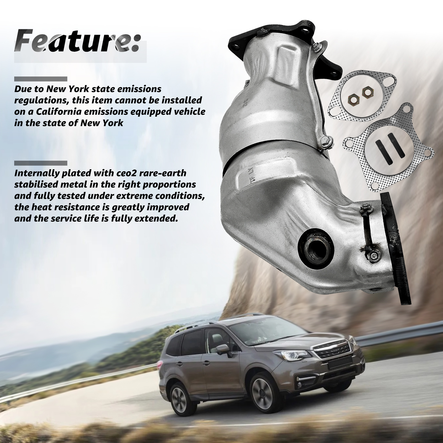 Catalytic Converter fit for Subaru WRX 2015-2021 Forester XT 2.0L 2014-2018