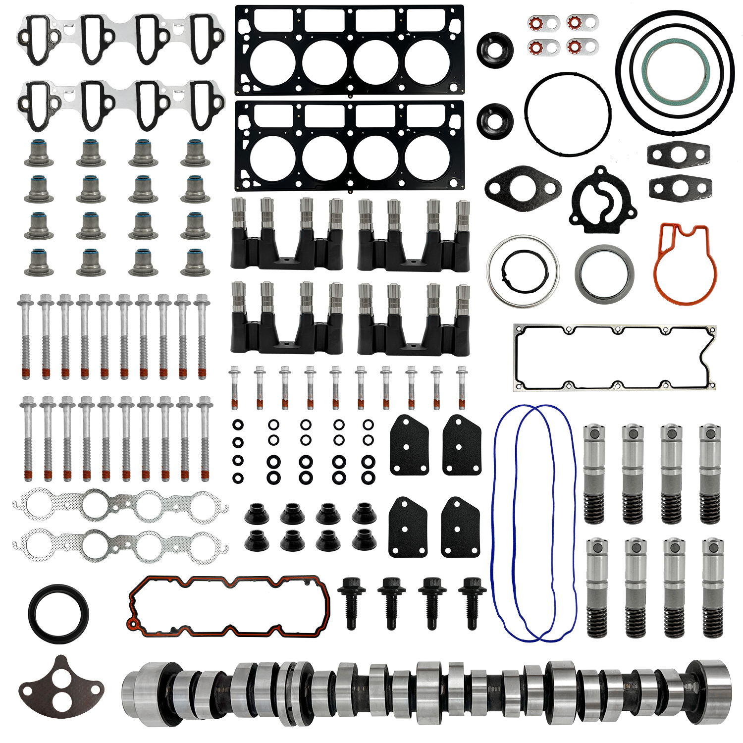 AFM DOD Camshaft Kit with LS7 Lifters, Head Gasket fit for 2007-2013 Chevy Silverado / Tahoe / Suburban / Avalanche, GMC Sierra / Yukon Envoy