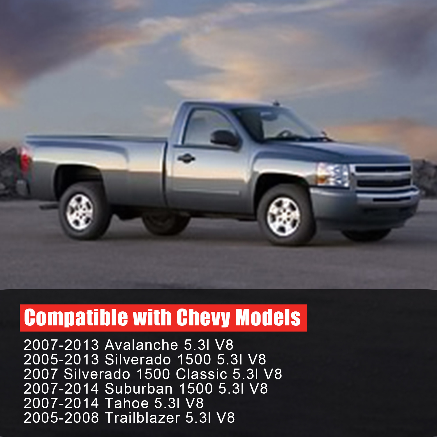 AFM DOD Camshaft Kit with LS7 Lifters, Head Gasket fit for 2007-2013 Chevy Silverado / Tahoe / Suburban / Avalanche, GMC Sierra / Yukon Envoy