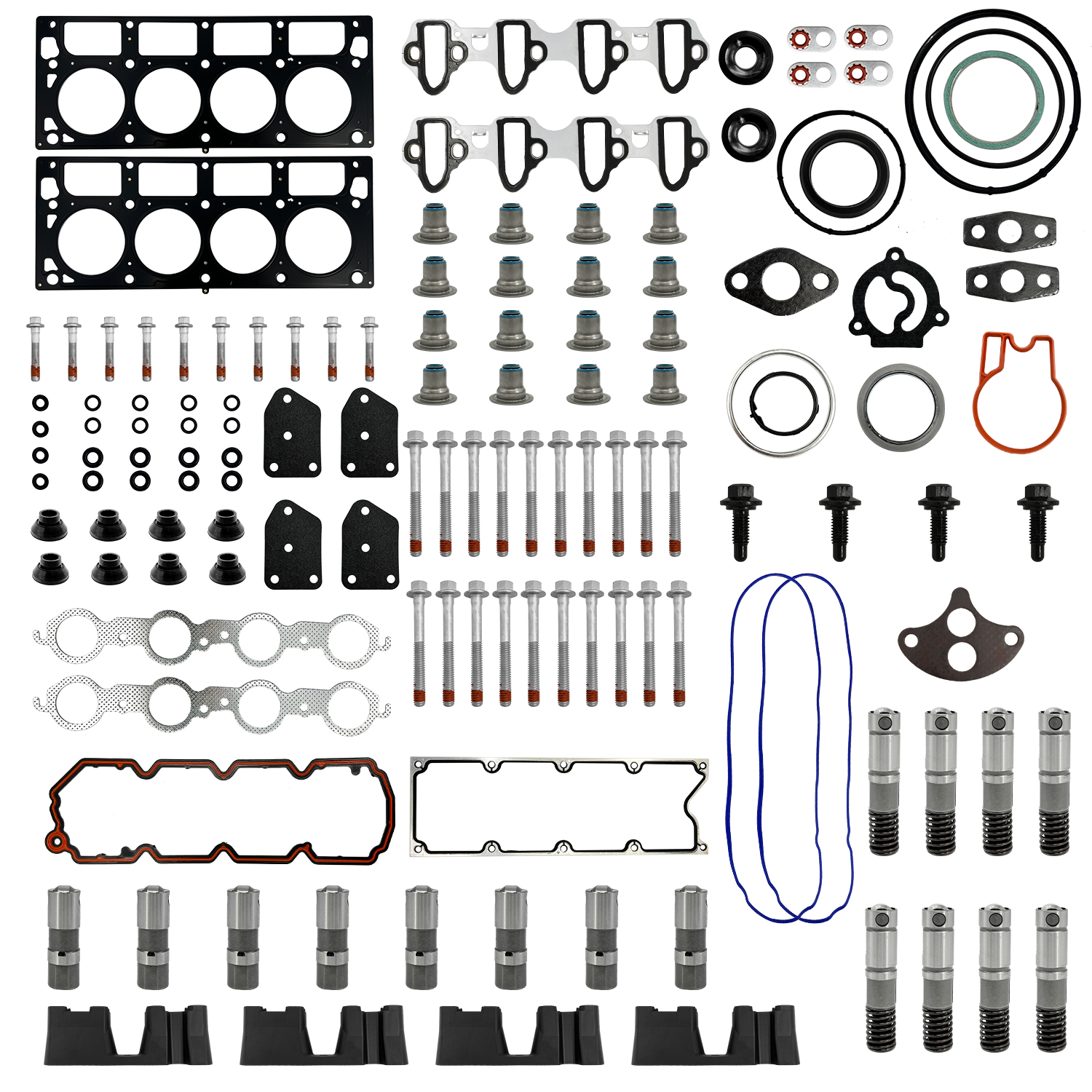 5.3 AFM DOD Lifters Replacement Kit Head Gasket Set For GMC Chevy 2005-2013 Silverado 1500 Tahoe Suburban Yukon Sierra 1500 Envoy 5.3L, HS26191PT AFM10448