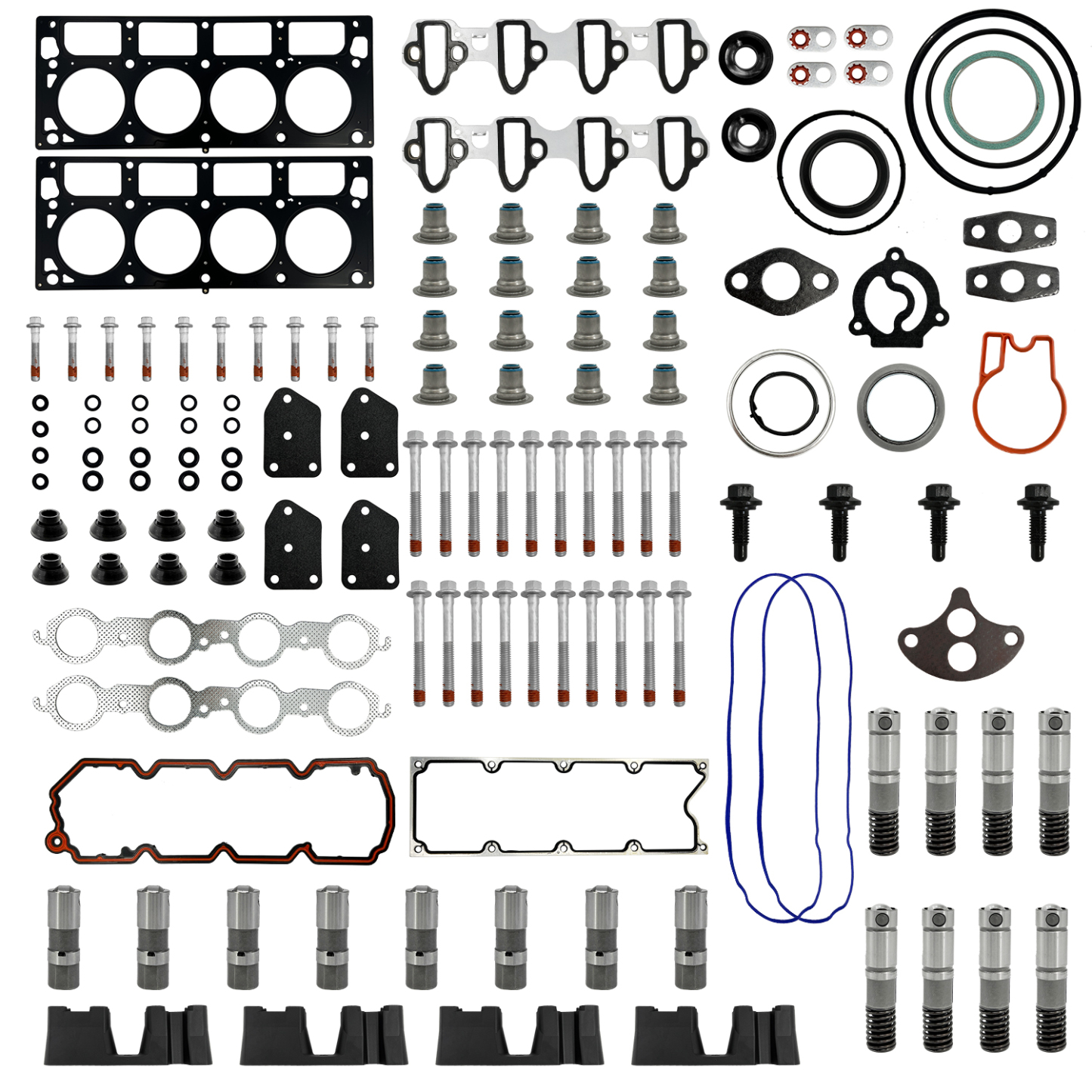 5.3 AFM DOD Lifters Replacement Kit Head Gasket Set For GMC Chevy 2005-2013 Silverado 1500 Tahoe Suburban Yukon Sierra 1500 Envoy 5.3L, HS26191PT AFM10448