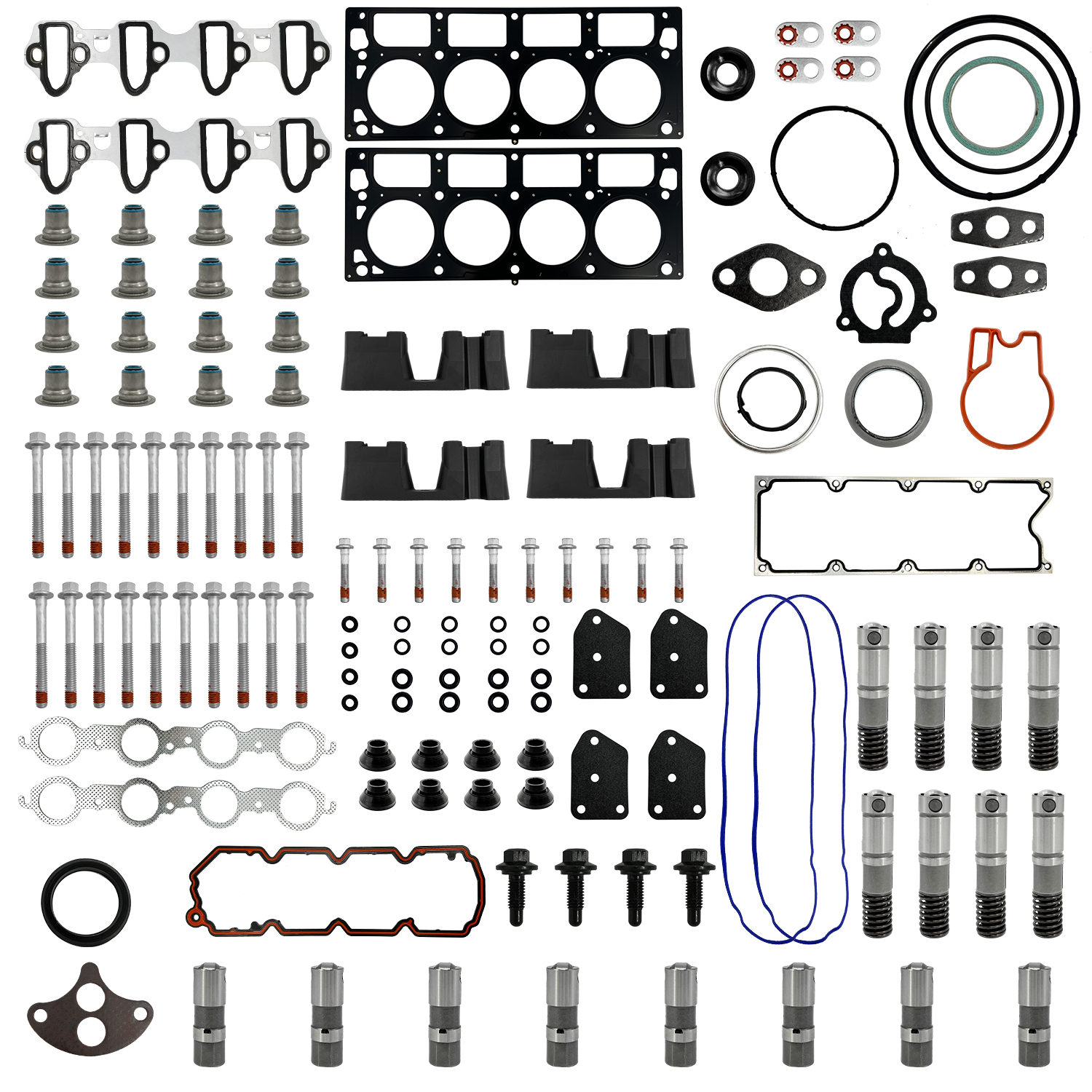 5.3 AFM DOD Lifters Replacement Kit Head Gasket Set For GMC Chevy 2005-2013 Silverado 1500 Tahoe Suburban Yukon Sierra 1500 Envoy 5.3L, HS26191PT AFM10448