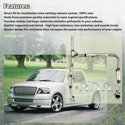 Catalytic Converter for Ford F150 5.4L V8 2004-2008 for Lincoln Mark 2006-2008 - Left & Right 
