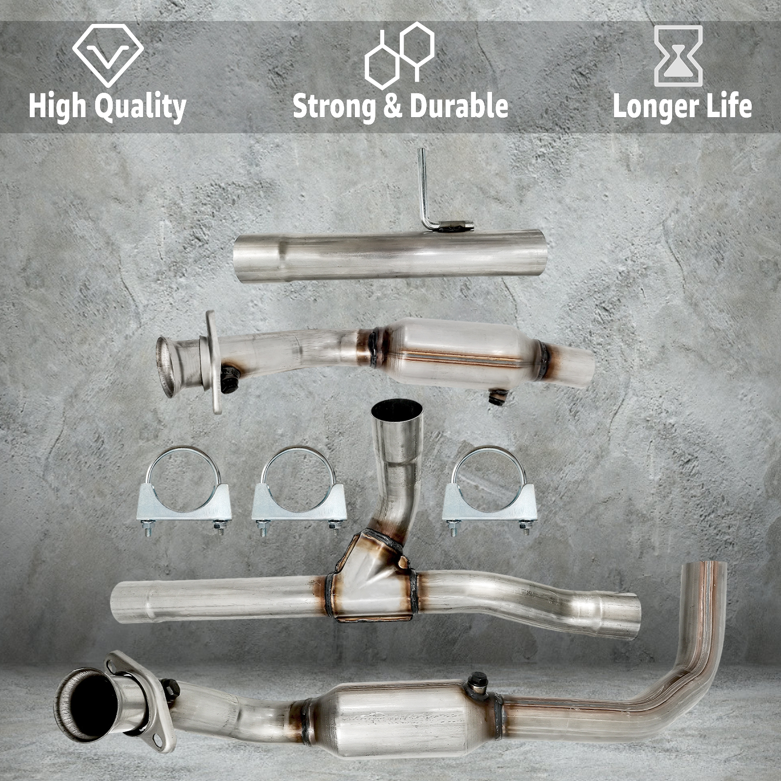 Catalytic Converter for Ford F150 5.4L V8 2004-2008 for Lincoln Mark 2006-2008 - Left & Right 